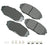 Akebono ACT793A Disc Brake Pad Set - Front