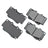 Akebono ACT799 Disc Brake Pad Set - Front