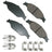 Akebono ACT804 Disc Brake Pad Set - Front