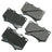 Akebono ACT812 Disc Brake Pad Set - Front