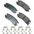 Akebono ACT814 Disc Brake Pad Set - Rear