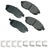 Akebono ACT815A Disc Brake Pad Set - Front