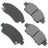 Akebono ACT831 Disc Brake Pad Set - Front