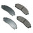 Akebono ACT833 Disc Brake Pad Set - Front