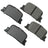 Akebono ACT835 Disc Brake Pad Set - Rear