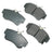 Akebono ACT841 Disc Brake Pad Set - Front