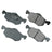 Akebono ACT843 Disc Brake Pad Set - Front