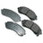 Akebono ACT844 Disc Brake Pad Set - Front