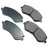 Akebono ACT856 Disc Brake Pad Set - Front