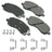 Akebono ACT866A Disc Brake Pad Set - Front