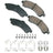 Akebono ACT882 Disc Brake Pad Set - Front