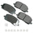 Akebono ACT884A Disc Brake Pad Set - Front