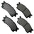 Akebono ACT889 Disc Brake Pad Set - Front
