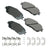 Akebono ACT906B Disc Brake Pad Set - Front