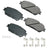 Akebono ACT908B Disc Brake Pad Set - Front