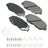 Akebono ACT914A Disc Brake Pad Set - Front