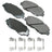 Akebono ACT914B Disc Brake Pad Set - Front
