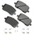 Akebono ACT923A Disc Brake Pad Set - Front