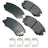 Akebono ACT924B Disc Brake Pad Set - Front