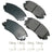 Akebono ACT924C Disc Brake Pad Set - Front