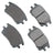 Akebono ACT930 Disc Brake Pad Set - Front