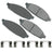 Akebono ACT931 Disc Brake Pad Set - Front