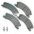 Akebono ACT945 Disc Brake Pad Set - Front