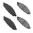 Akebono ACT953 Disc Brake Pad Set - Front