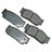 Akebono ACT954 Disc Brake Pad Set - Rear