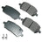 Akebono ACT956 Disc Brake Pad Set - Front