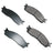 Akebono ACT965 Disc Brake Pad Set - Front