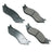 Akebono ACT966 Disc Brake Pad Set - Front