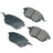 Akebono ACT969 Disc Brake Pad Set - Front