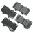 Akebono ACT976 Disc Brake Pad Set - Front