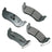 Akebono ACT981 Disc Brake Pad Set - Rear