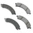 Akebono ACT989 Disc Brake Pad Set - Rear