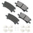 Akebono ACT996A Disc Brake Pad Set - Rear