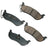 Akebono ACT998 Disc Brake Pad Set - Rear
