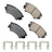 Akebono ASP1745 Disc Brake Pad Set - Front