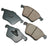 Akebono EUR1003 Disc Brake Pad Set - Front