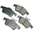 Akebono EUR1095 Disc Brake Pad Set - Rear