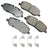 Akebono EUR1098A Disc Brake Pad Set - Front