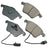 Akebono EUR1111 Disc Brake Pad Set - Front