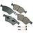 Akebono EUR1123 Disc Brake Pad Set - Front