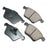 Akebono EUR1305 Disc Brake Pad Set - Front