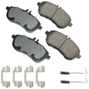 Akebono EUR1340A Disc Brake Pad Set - Front