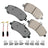 Akebono EUR1406 Disc Brake Pad Set - Front