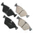 Akebono EUR1504 Disc Brake Pad Set - Front