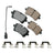 Akebono EUR1547A Disc Brake Pad Set - Rear