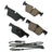 Akebono EUR1613 Disc Brake Pad Set - Rear